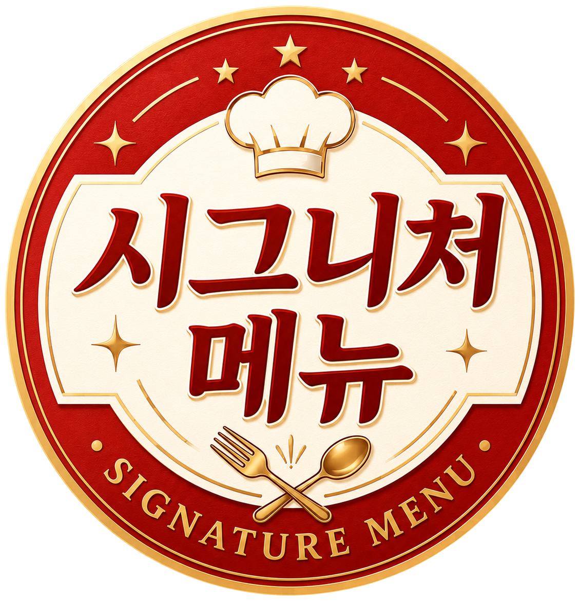시그니처 메뉴 배지